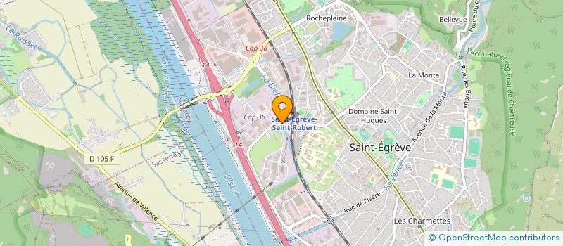 localisation de l'entreprise MONSIEUR GAEL CHARBONEL  SAINT-EGREVE