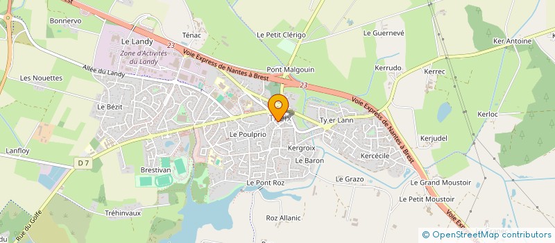 localisation de l'entreprise MONSIEUR GAEL CHAVENEAU  THEIX-NOYALO