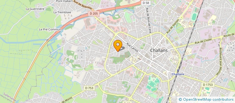 localisation de l'entreprise MONSIEUR GAEL CONNIL à CHALLANS