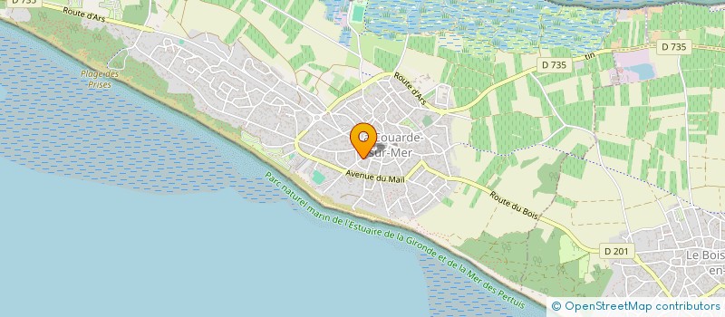 localisation de l'entreprise MONSIEUR GAEL CONTAL  LA COUARDE-SUR-MER