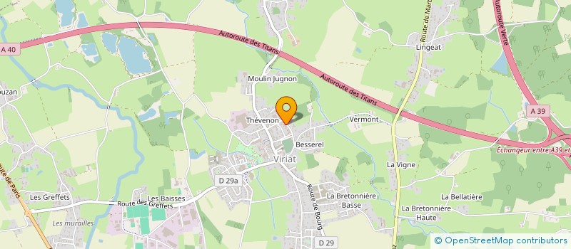 localisation de l'entreprise MONSIEUR GAEL COULON  FOISSIAT