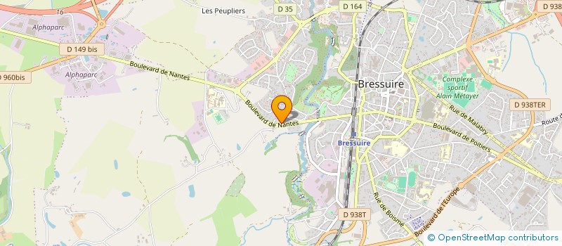 localisation de l'entreprise MONSIEUR GAEL COURTAT  BRESSUIRE