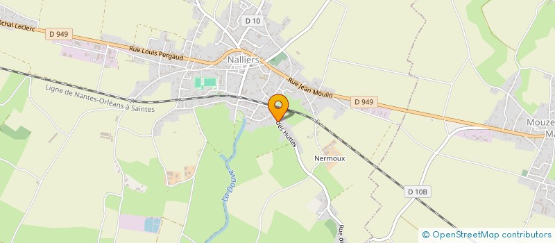 localisation de l'entreprise MONSIEUR GAEL CREPEAU  NALLIERS