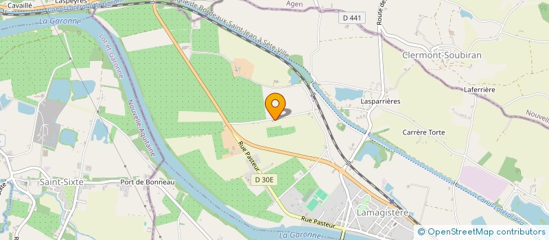 localisation de l'entreprise MONSIEUR GAEL CULETTO  LAMAGISTERE