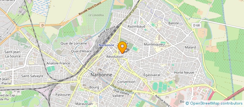 localisation de l'entreprise MONSIEUR GAEL DAINE à NARBONNE