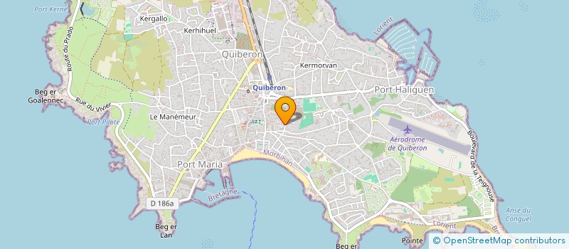 localisation de l'entreprise MONSIEUR GAEL DANIC à QUIBERON