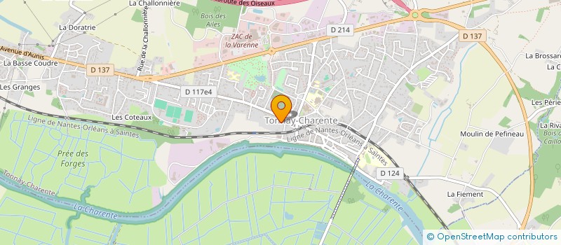 localisation de l'entreprise MONSIEUR GAEL DANIEL  TONNAY-CHARENTE