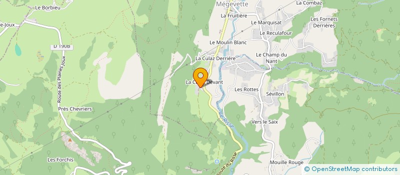 localisation de l'entreprise MONSIEUR GAEL DAUVERGNE  MEGEVETTE