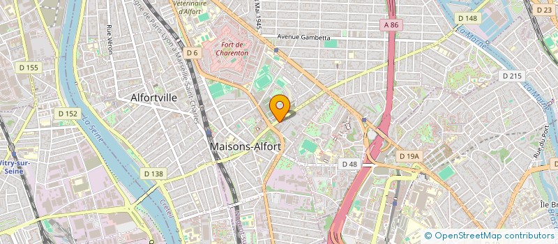 localisation de l'entreprise MONSIEUR GAEL DAVID  MAISONS-ALFORT