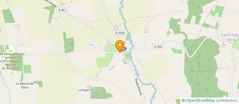 localisation de l'entreprise MONSIEUR GAEL DECOUZE  SAINT-PIERRE-EN-AUGE