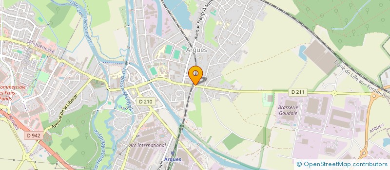 localisation de l'entreprise MONSIEUR GAEL DELANNOY  ARQUES