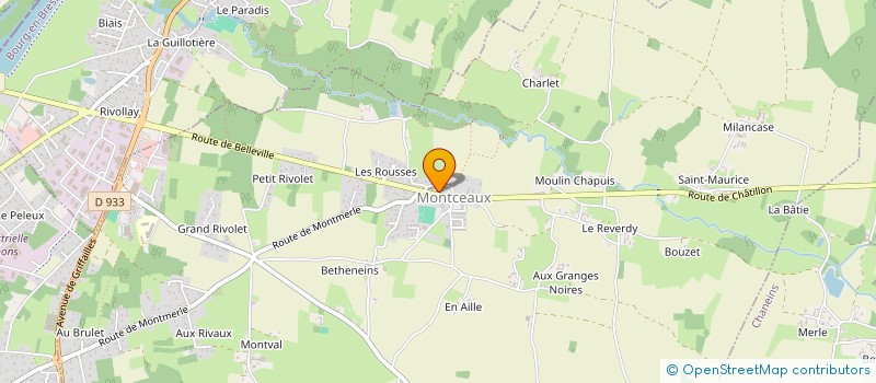 localisation de l'entreprise MONSIEUR GAEL DELHOMME  MONTCEAUX