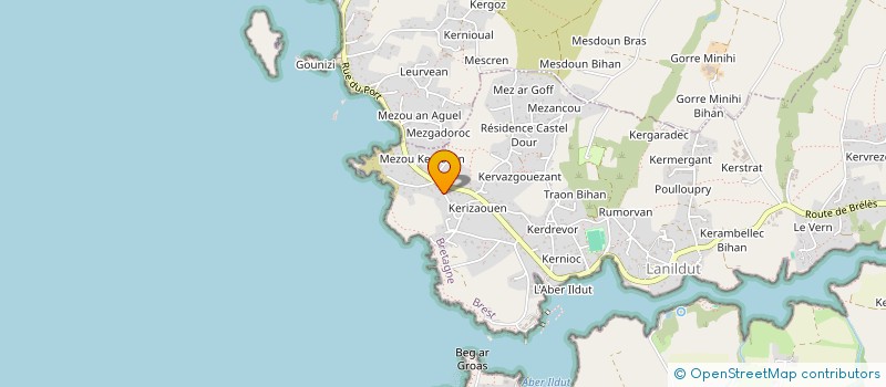 localisation de l'entreprise MONSIEUR GAEL DIDIER  LANILDUT