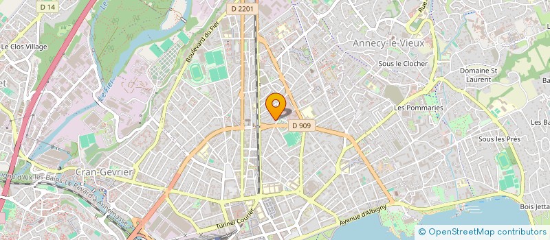 localisation de l'entreprise MONSIEUR GAEL DIE  ANNECY