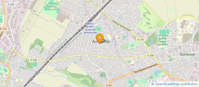 localisation de l'entreprise MONSIEUR GAEL DIONGO LUMPUNGU  ARNOUVILLE