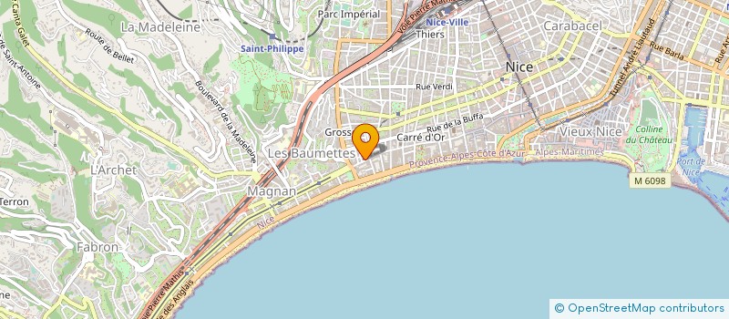 localisation de l'entreprise MONSIEUR GAEL DUBOSQ à NICE