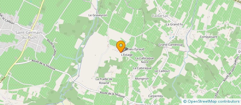 localisation de l'entreprise MONSIEUR GAEL DUDIEU  NERIGEAN