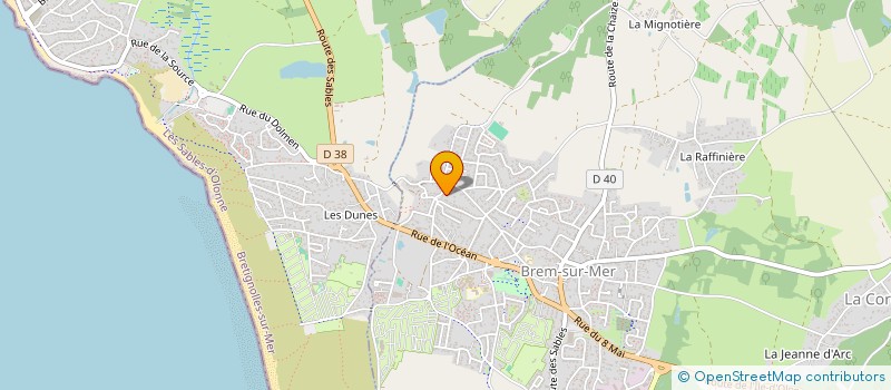 localisation de l'entreprise MONSIEUR GAEL DURAND à BREM-SUR-MER