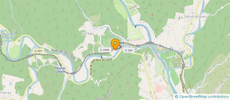 localisation de l'entreprise MONSIEUR GAEL ERABLE  CORBES