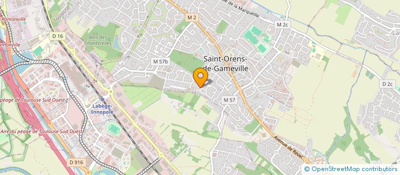 localisation de l'entreprise MONSIEUR GAEL ESTEVE  SAINT-ORENS-DE-GAMEVILLE