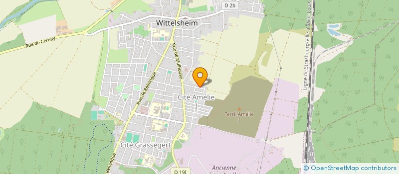 localisation de l'entreprise MONSIEUR GAEL ETHEVE  WITTELSHEIM