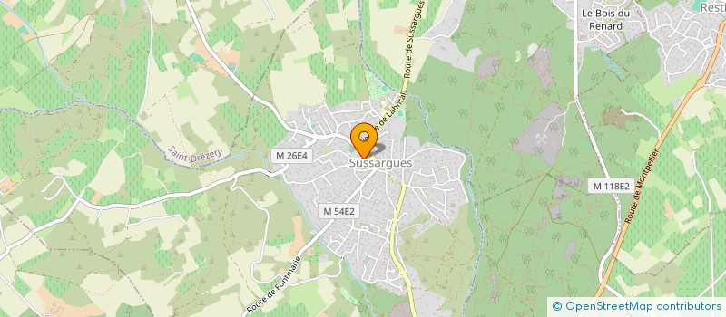 localisation de l'entreprise MONSIEUR GAEL FACQ GUIRAUD  SUSSARGUES