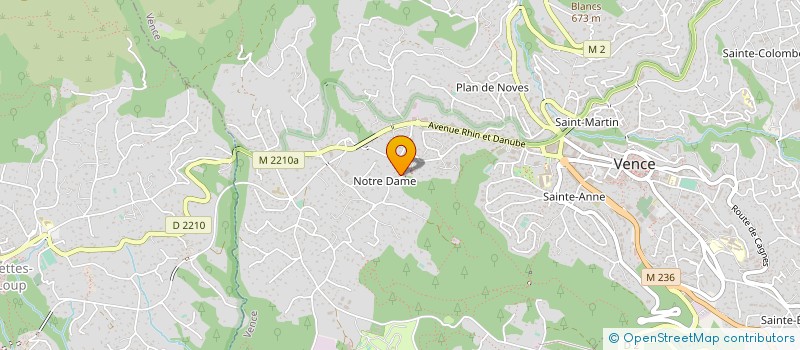 localisation de l'entreprise MONSIEUR GAEL FASULO à VENCE