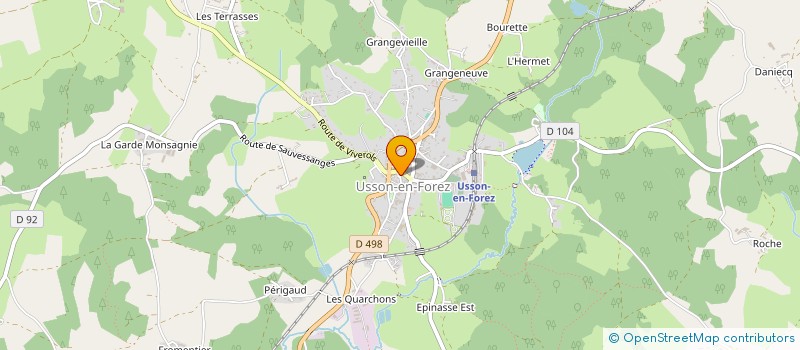 localisation de l'entreprise MONSIEUR GAEL FAURE à USSON-EN-FOREZ