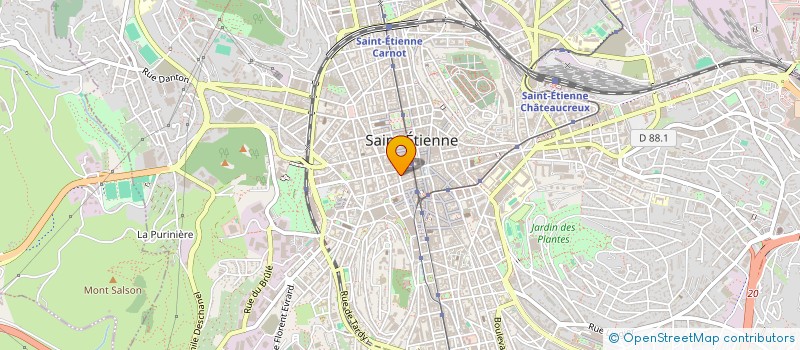 localisation de l'entreprise MONSIEUR GAEL FAVORY  SAINT-ETIENNE