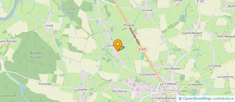 localisation de l'entreprise MONSIEUR GAEL FELIX  ROMENAY