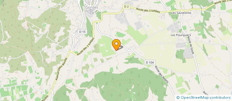 localisation de l'entreprise MONSIEUR GAEL FLORENT  GORDES