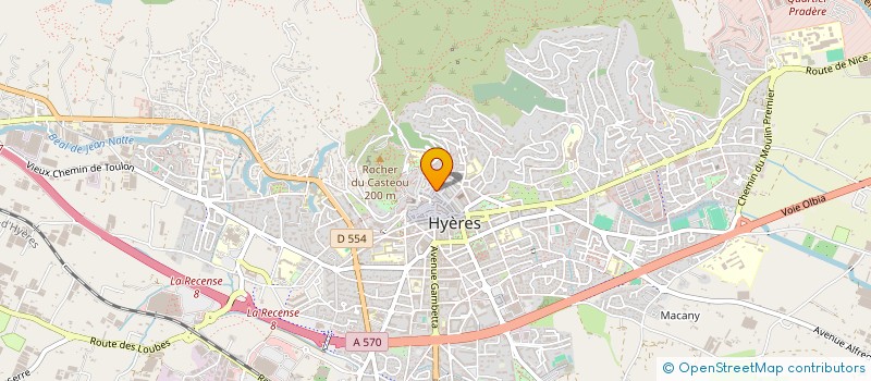 localisation de l'entreprise MONSIEUR GAEL FOURDRIN  HYERES