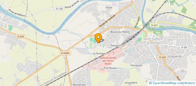 localisation de l'entreprise MONSIEUR GAEL FRANCISQUE à SAINT-SULPICE-LA-POINTE