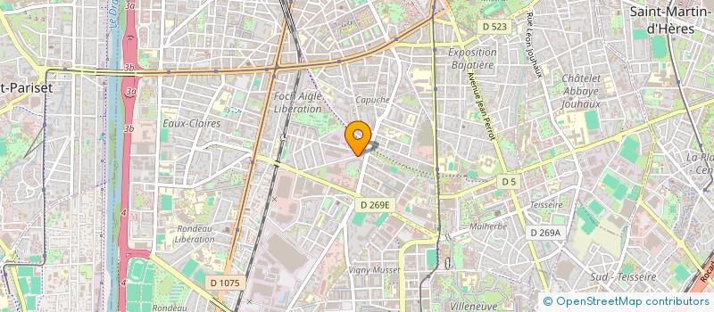 localisation de l'entreprise MONSIEUR GAEL FRAYSSE  GRENOBLE