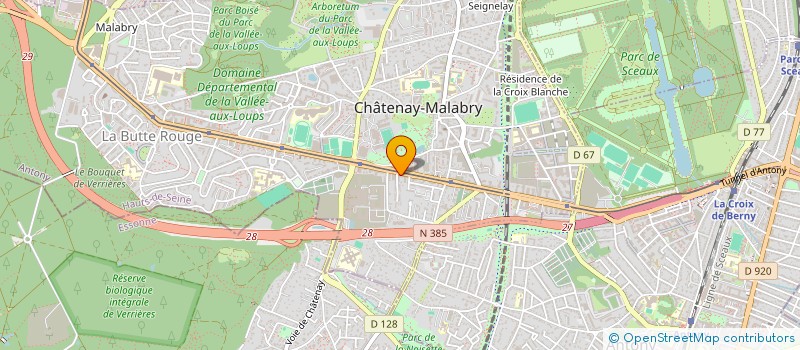 localisation de l'entreprise MONSIEUR GAEL-FREDDY GAGOUDE  CHATENAY-MALABRY