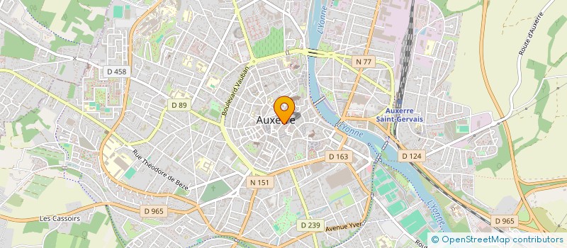 localisation de l'entreprise MONSIEUR GAEL GAGNEPAIN à AUXERRE