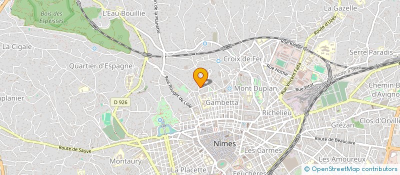 localisation de l'entreprise MONSIEUR GAEL GIBERT  NIMES