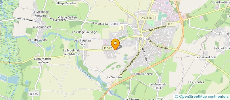 localisation de l'entreprise MONSIEUR GAEL GINTER  BRICQUEVILLE-SUR-MER