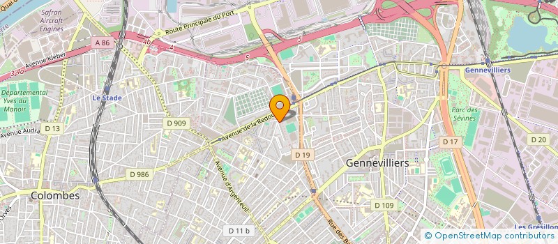 localisation de l'entreprise MONSIEUR GAEL GIRARD à ASNIERES-SUR-SEINE