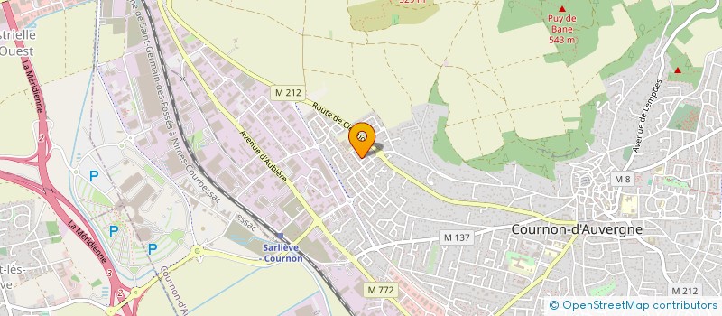 localisation de l'entreprise MONSIEUR GAEL GOULAY  COURNON-D'AUVERGNE