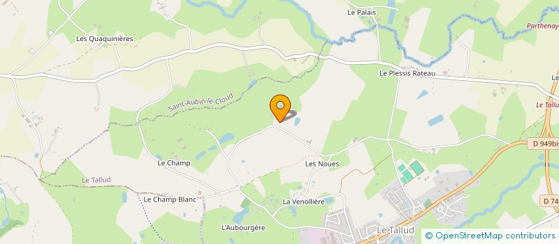 localisation de l'entreprise MONSIEUR GAEL GRASSET  LE TALLUD