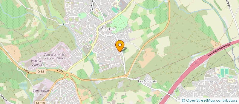 localisation de l'entreprise MONSIEUR GAEL GRECK  CASTRIES