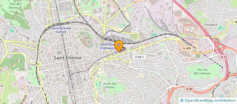 localisation de l'entreprise MONSIEUR GAEL GRONDIN à SAINT-ETIENNE