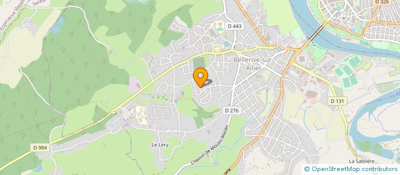 localisation de l'entreprise MONSIEUR GAEL HAMMOU  BELLERIVE-SUR-ALLIER