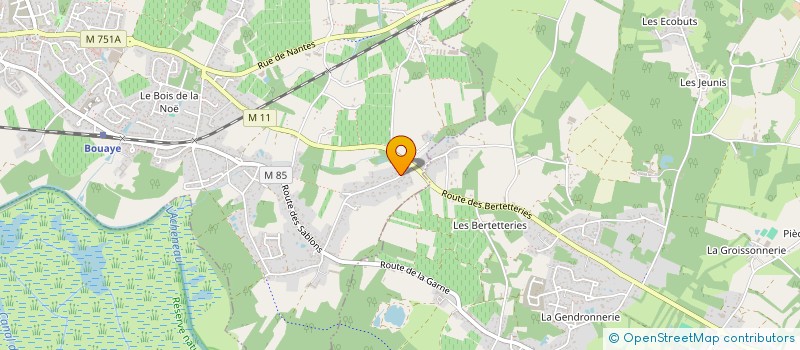 localisation de l'entreprise MONSIEUR GAEL HASCOET  BOUAYE