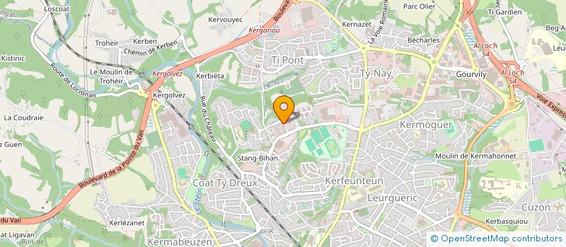 localisation de l'entreprise MONSIEUR GAEL HEMERY à QUIMPER