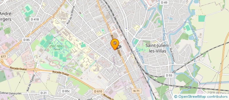 localisation de l'entreprise MONSIEUR GAEL HEUILLARD  SAINT JULIEN LES VILLAS