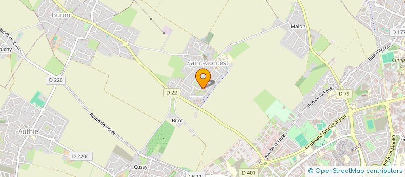 localisation de l'entreprise MONSIEUR GAEL HIROUX  SAINT-CONTEST