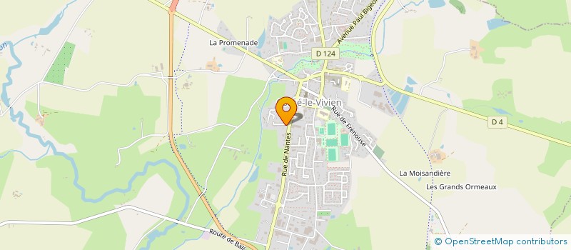 localisation de l'entreprise MONSIEUR GAEL HOUDELINE  COSSE-LE-VIVIEN