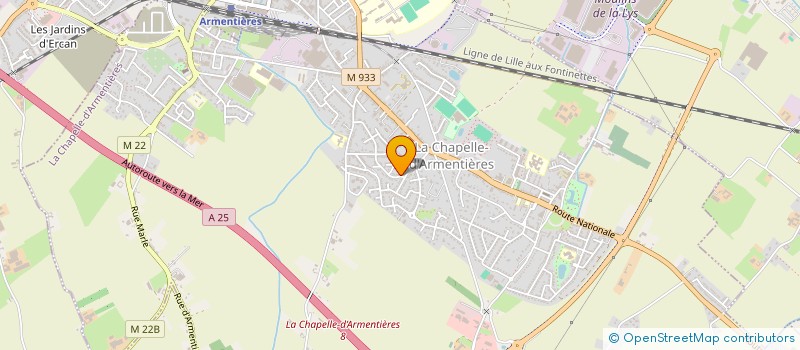 localisation de l'entreprise MONSIEUR GAEL HUGOT  LILLE